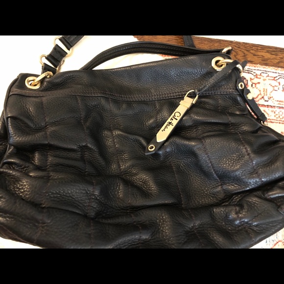 COLE HAAN Pebbled Leather Black Purse - Picture 14 of 14